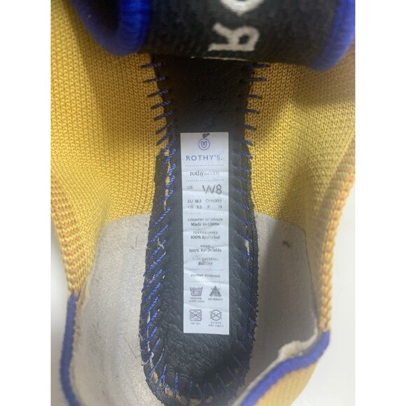 Rothy’s The Point Marigold Pointed Toe Ballet Flats Size 8 - Picture 8 of 8